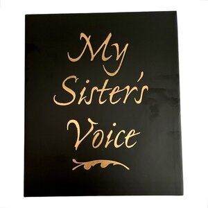 My Sisters Voice Velvet Hardback Coffee Table Book Women's Power Enhancement New
